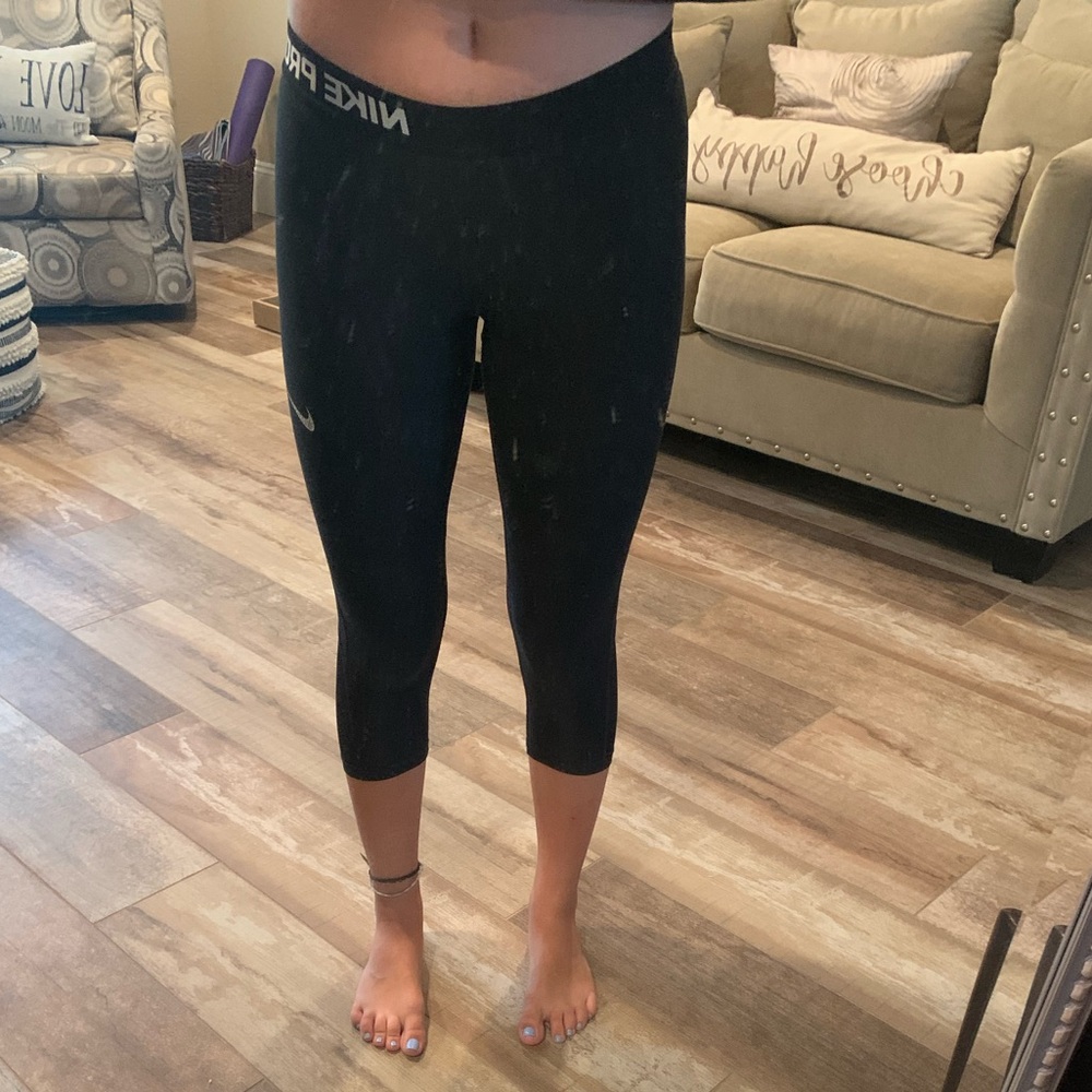 Nike pro (band) black leggings